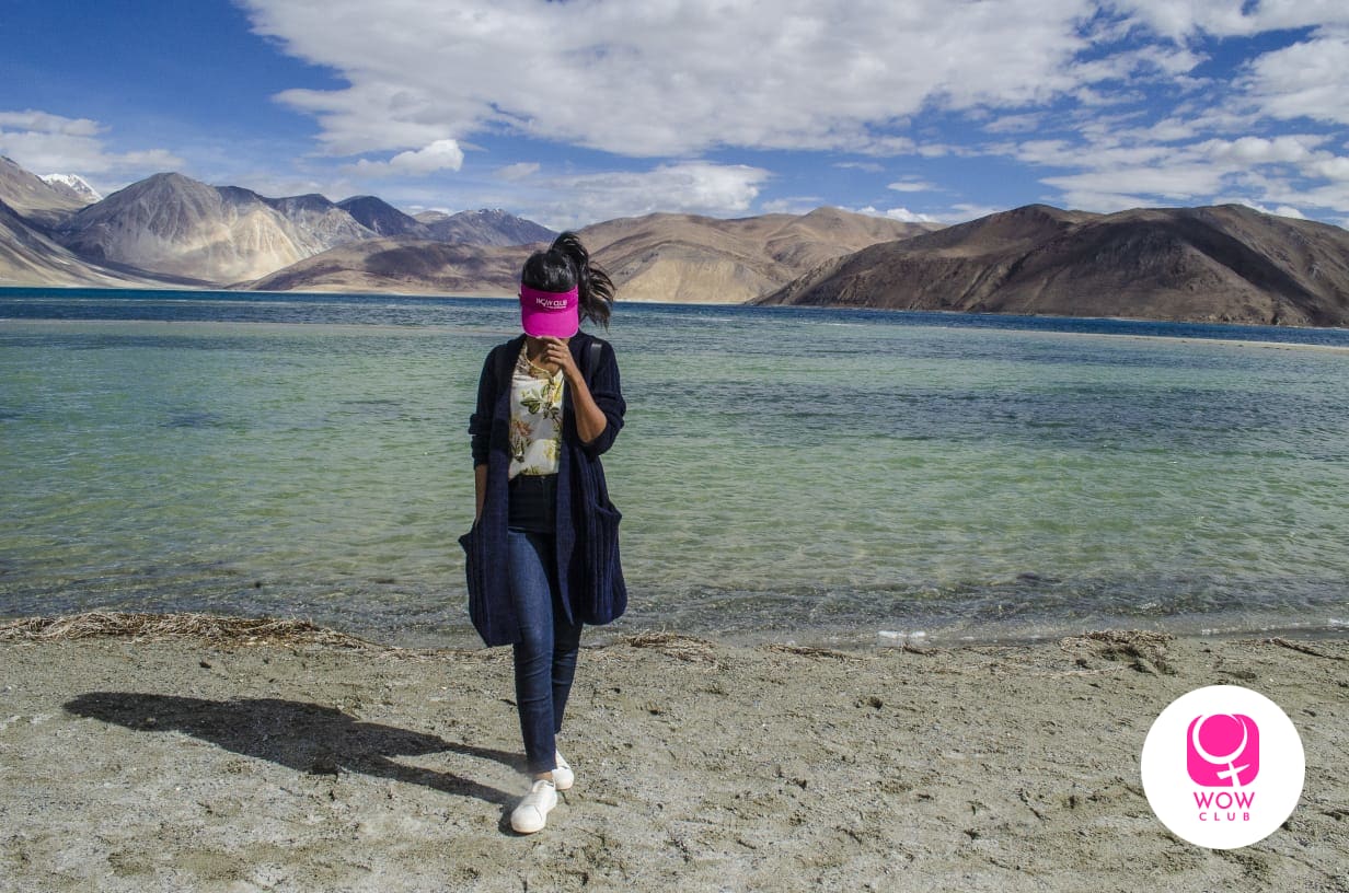 Pangong Lake in Ladakah