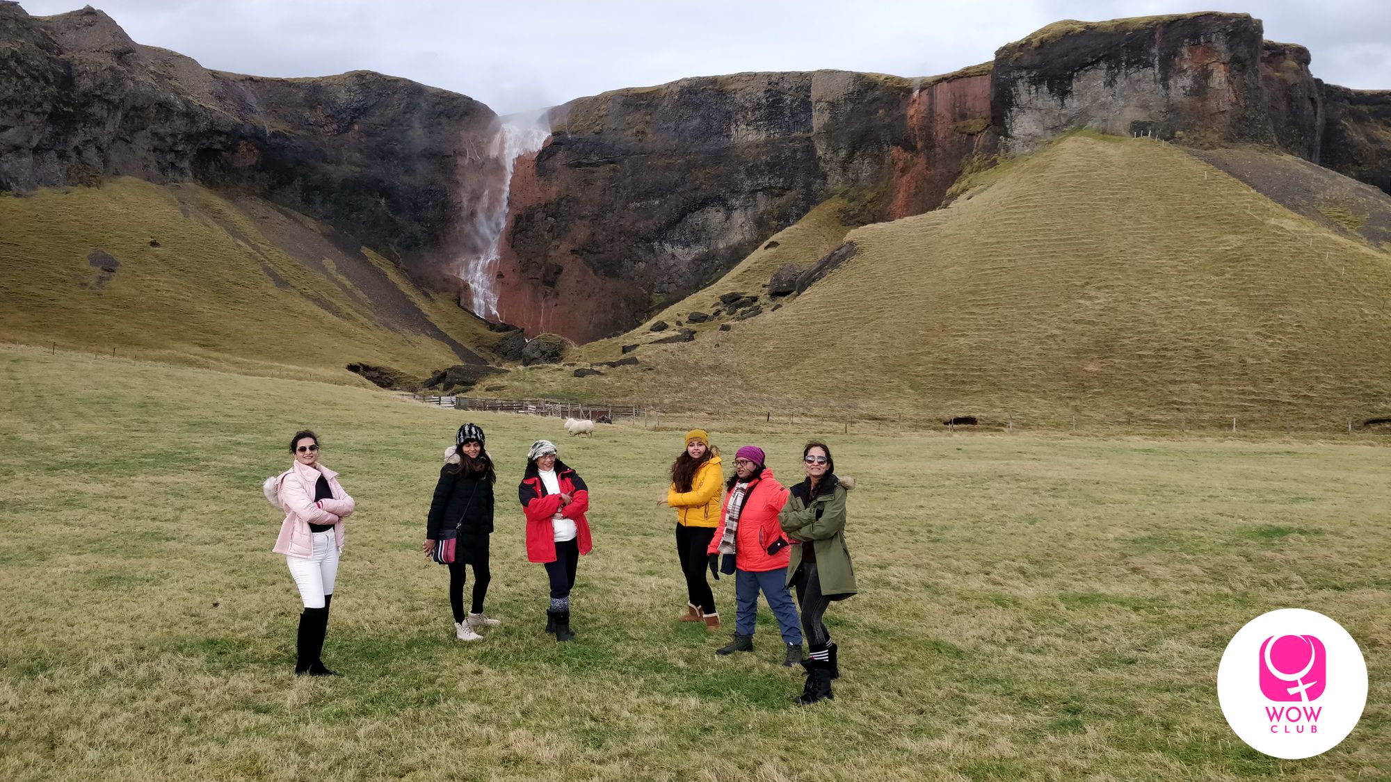 A group of women in Iceland 