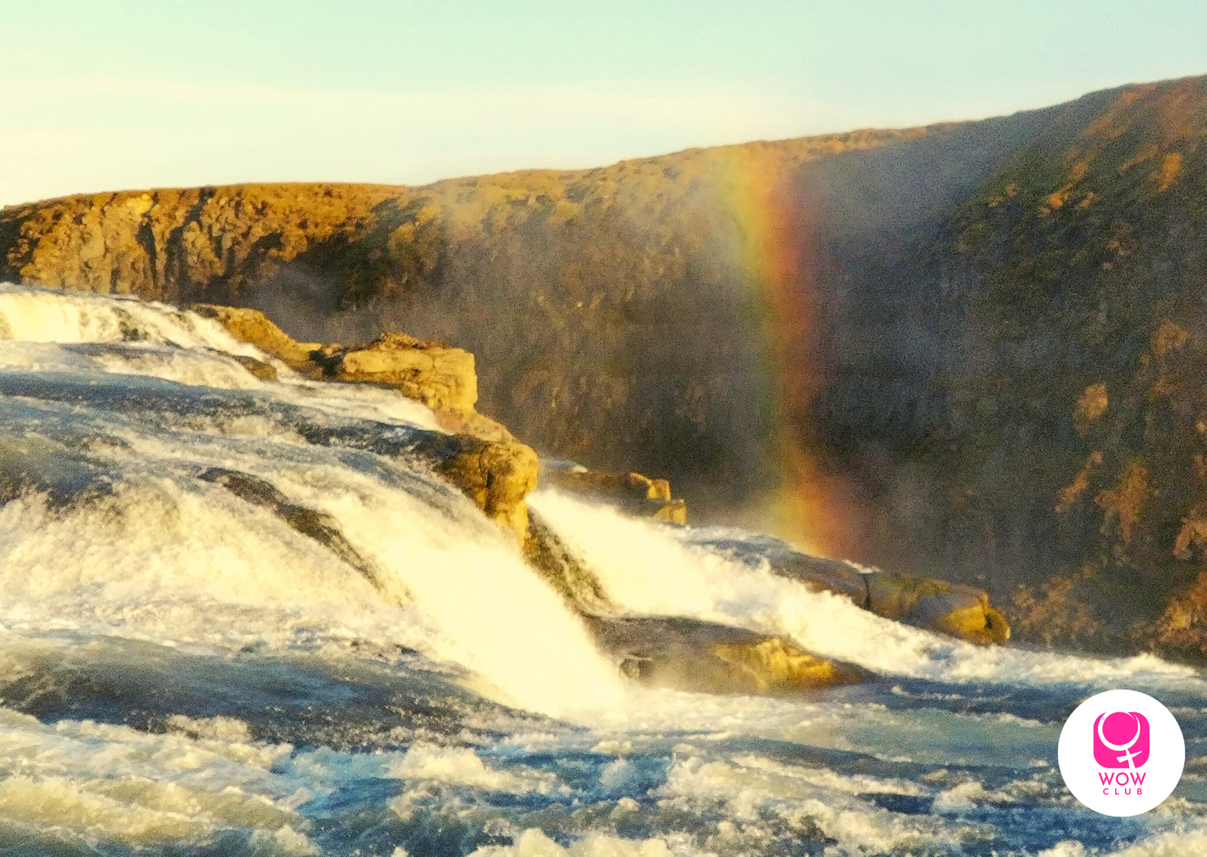 Gullfoss and the Rainbow!