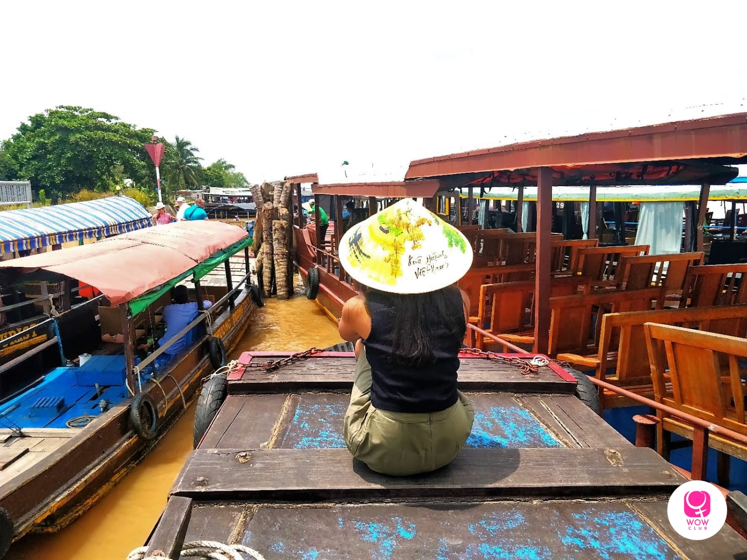 boat ride in Vietnam