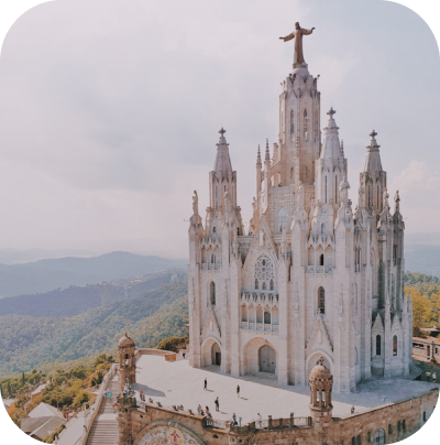 Beautiful cathedral architecture
